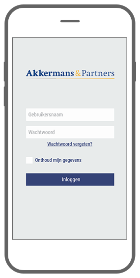 Function Login - Akkermans PensionCommunication Tool