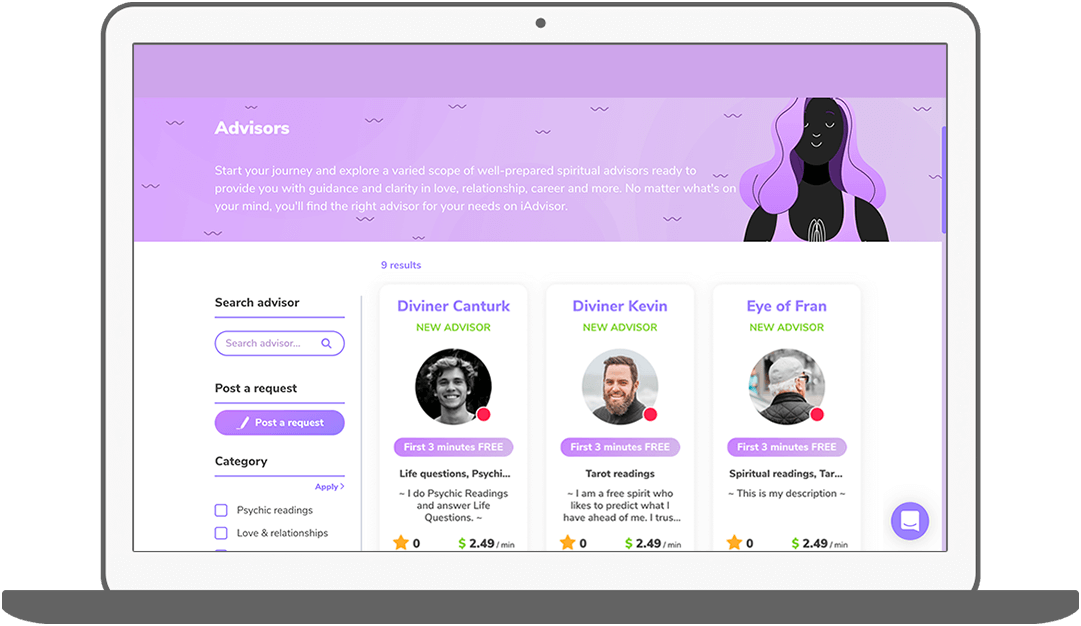 Function Spirituele adviseurs - Zodify spiritueel platform