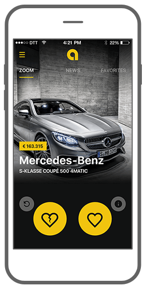 Function Like & dislike auto’s - AutoLux car portal