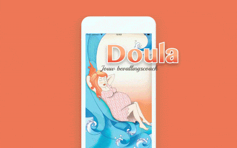The Doula Labour Coach app: 4000+ ratings and 4,4 stars