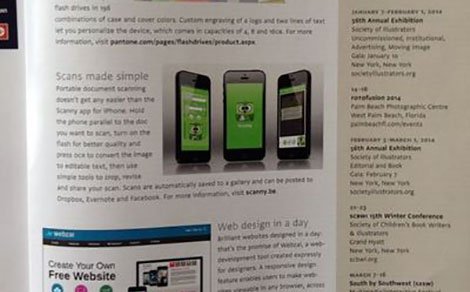 DTT app in Communication Arts magazine