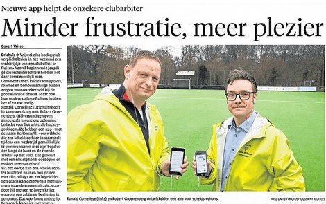 Refcom4all in Haarlems Dagblad