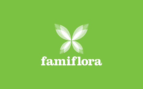 The Famiflora loyalty app: 500 ratings and 4,4 stars