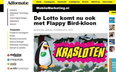 Krasloten Game on Adformatie