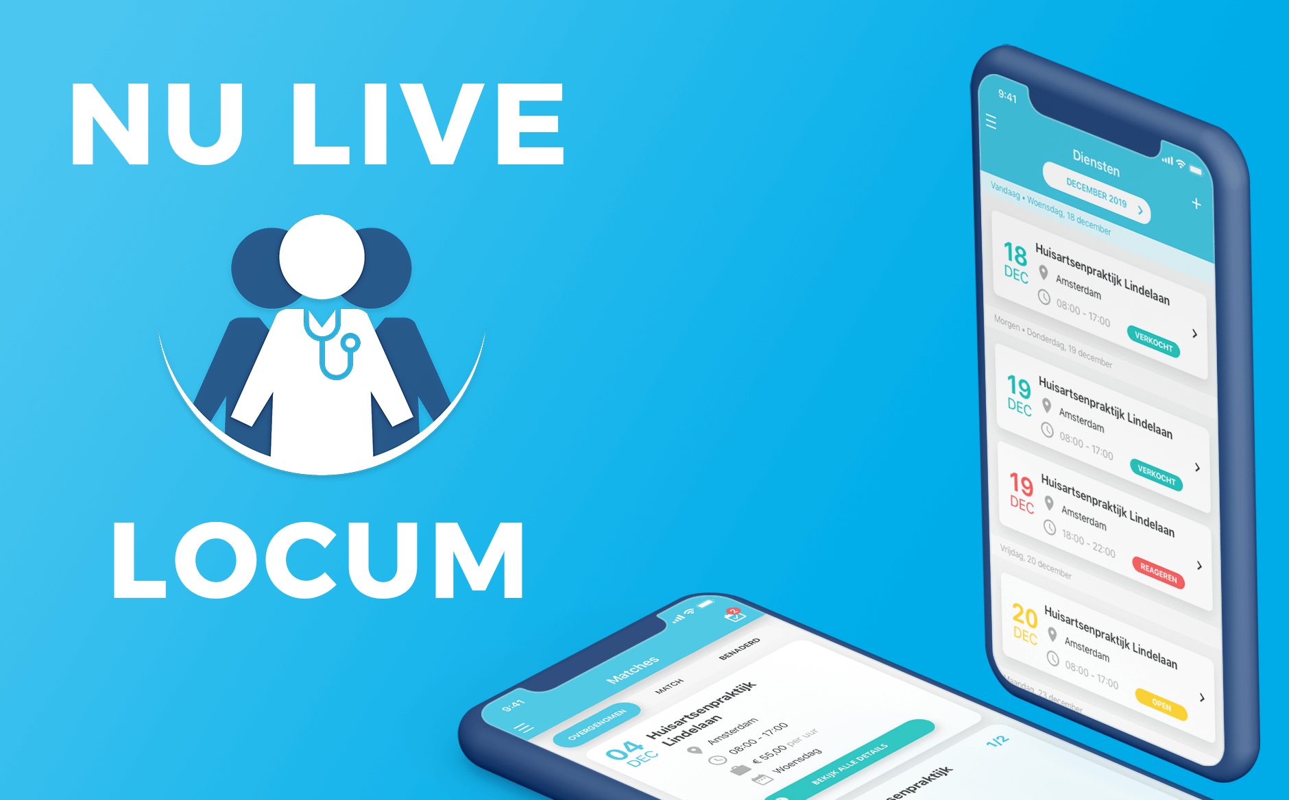 Now live: the Locum app
