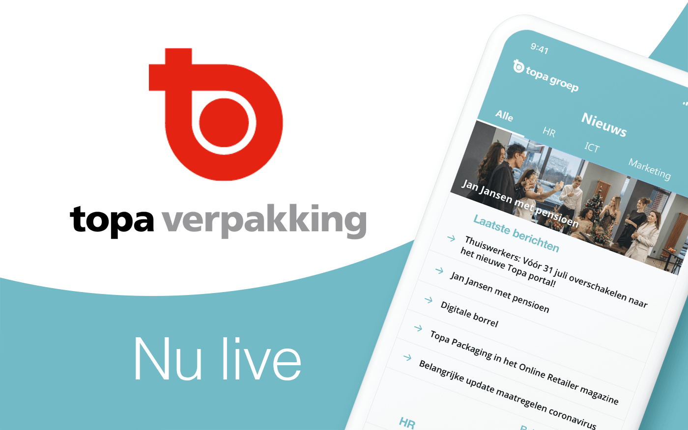 Now live: the Topa Verpakking intranet app