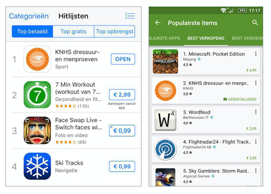 knhs app number one position